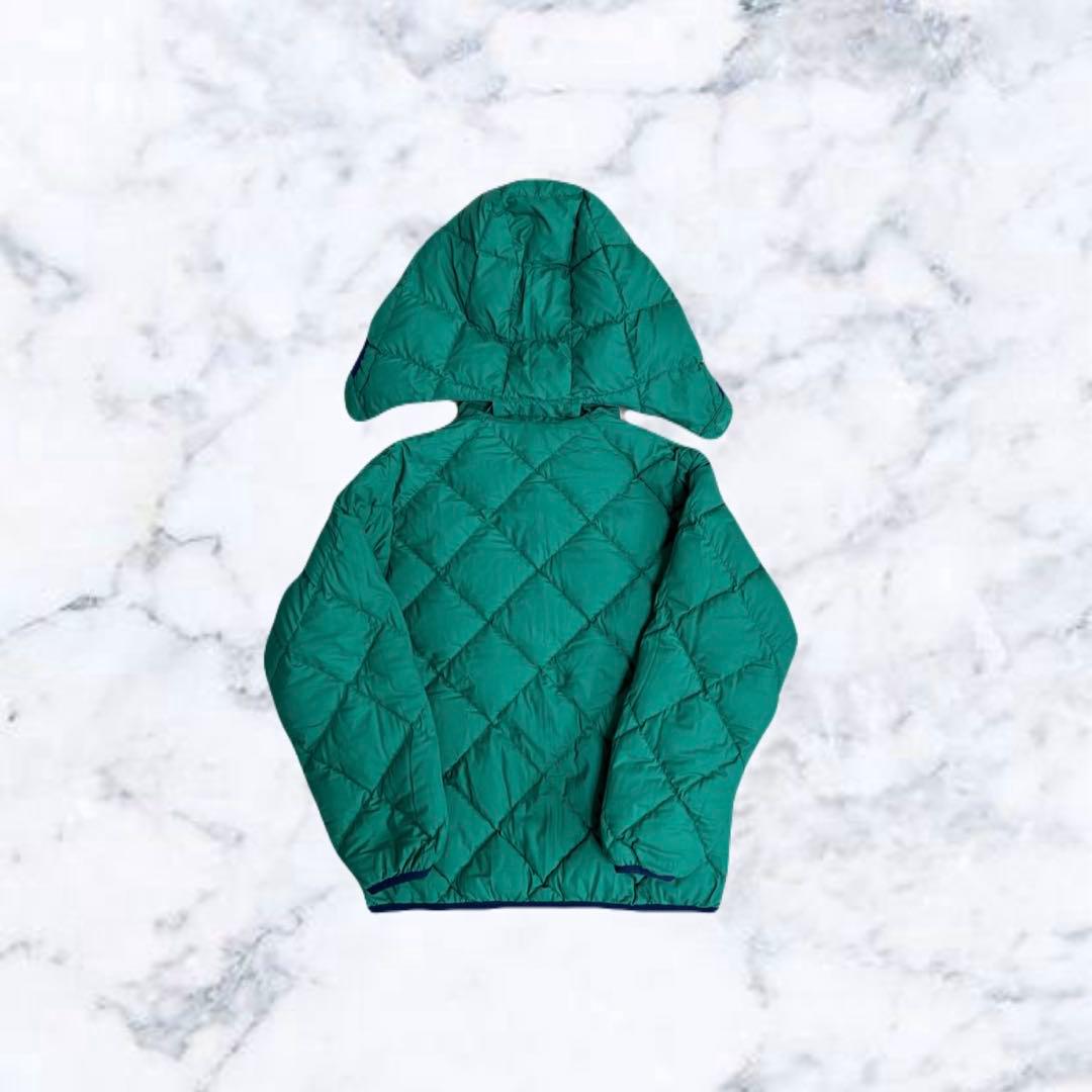 mont-bell リバーシブル ダウン ブルー/グリーン