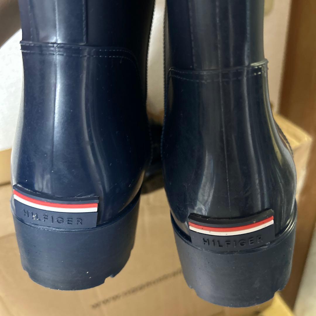 新品未着用！  ネイビー　ロング　レインブーツ