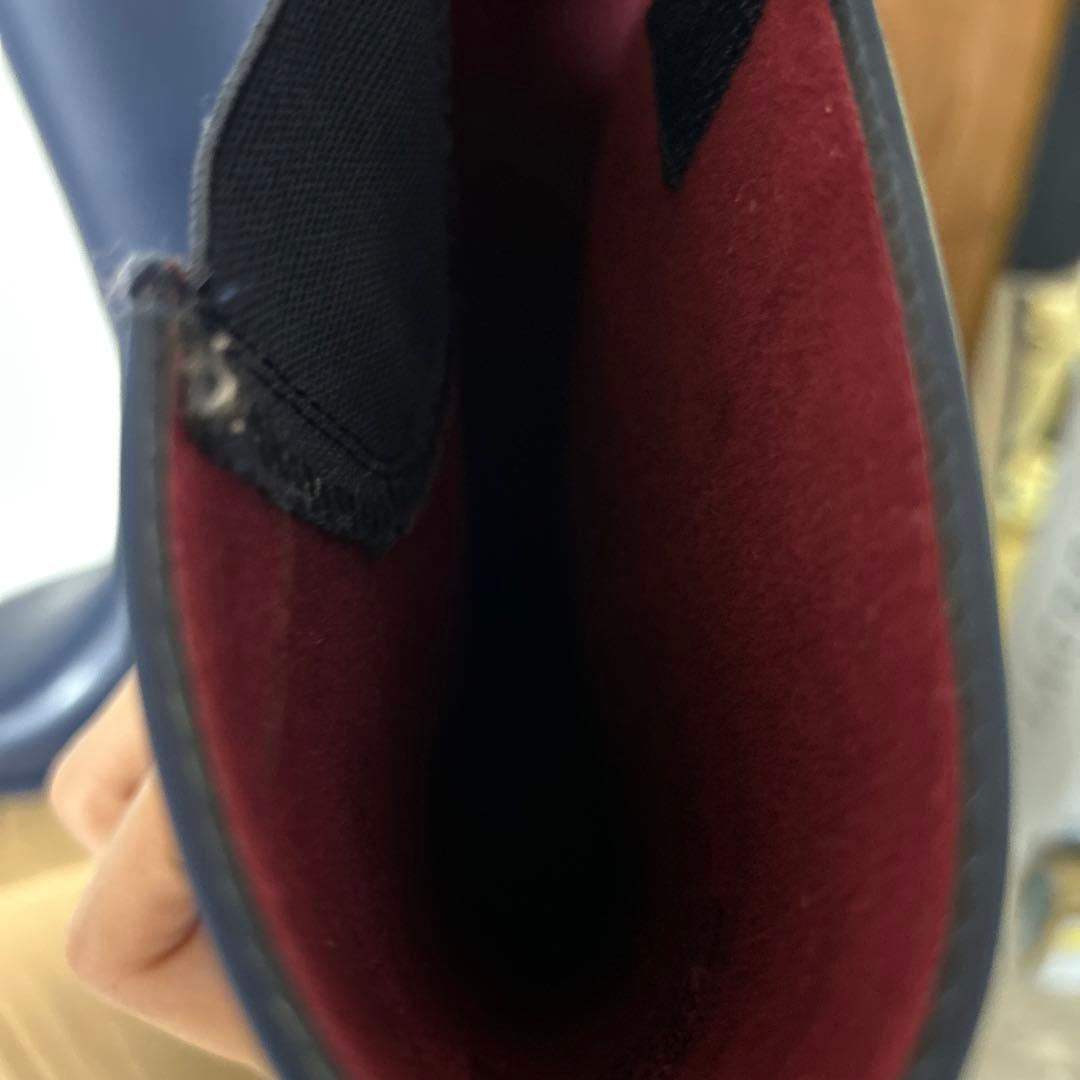 新品未着用！  ネイビー　ロング　レインブーツ