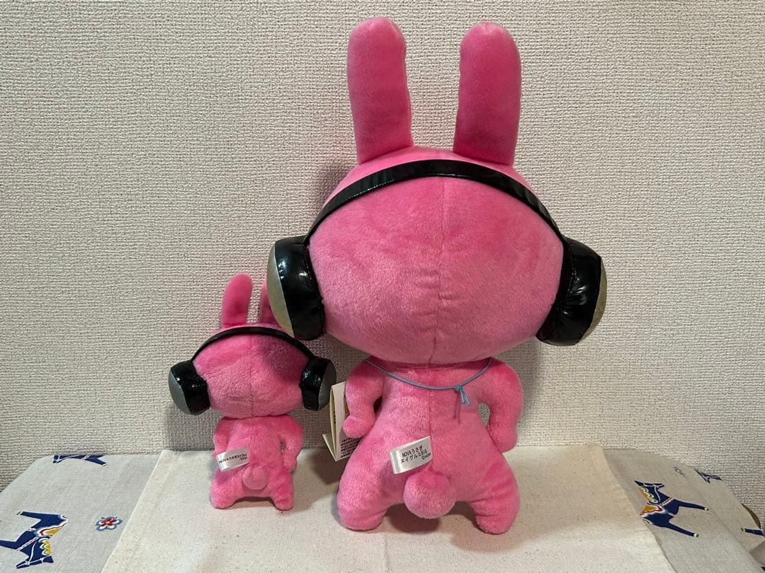 【非売品】NOVAうさぎ ぬいぐるみBIG（DJ）大・小セット