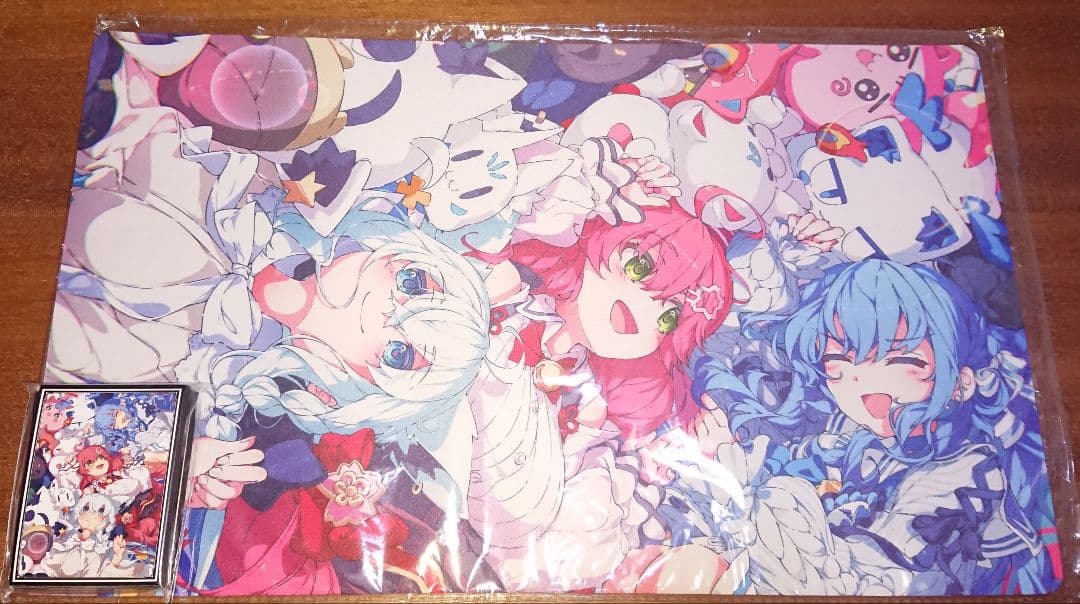 ホロライブ さくらみこ 星街すいせい 白上フブキ スリーブ プレイマット セット
