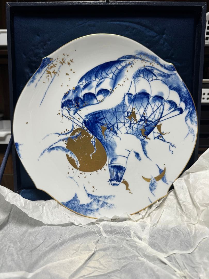 マイセン MEISSEN 1998 イヤープレート 熱気球 27cm 箱付