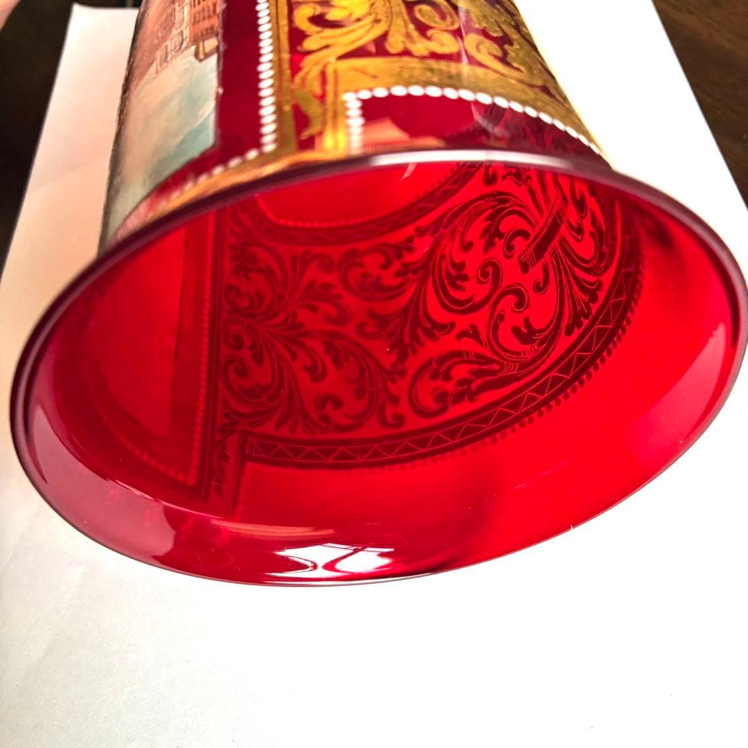 ムラノグラス　ゴブレット　ワイングラス　ベネチアン