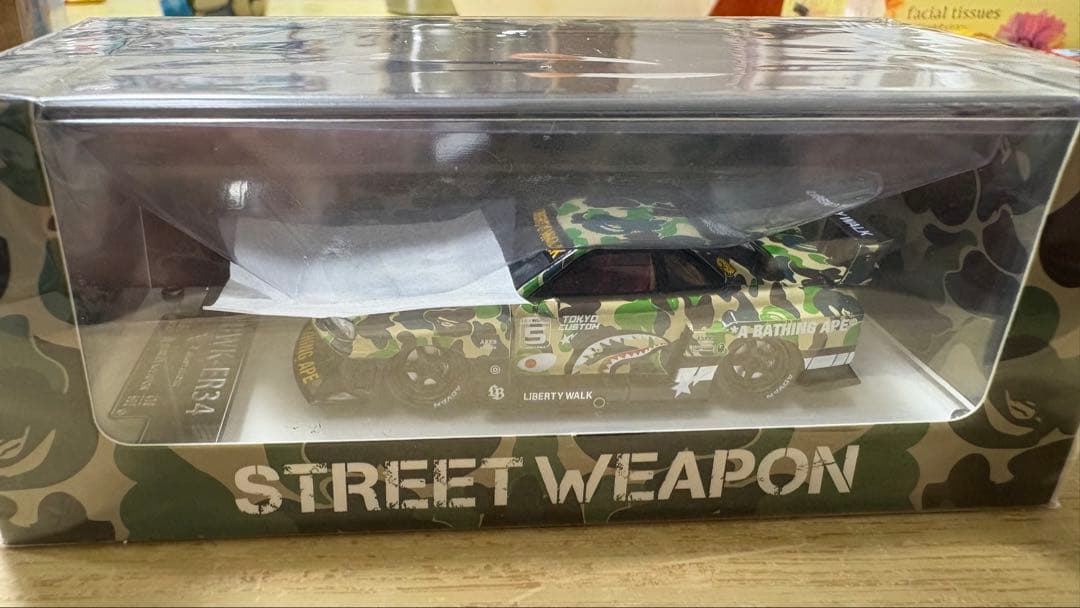 ストリートウェポン　1／64LBWK ER34スカイライン　シルエット