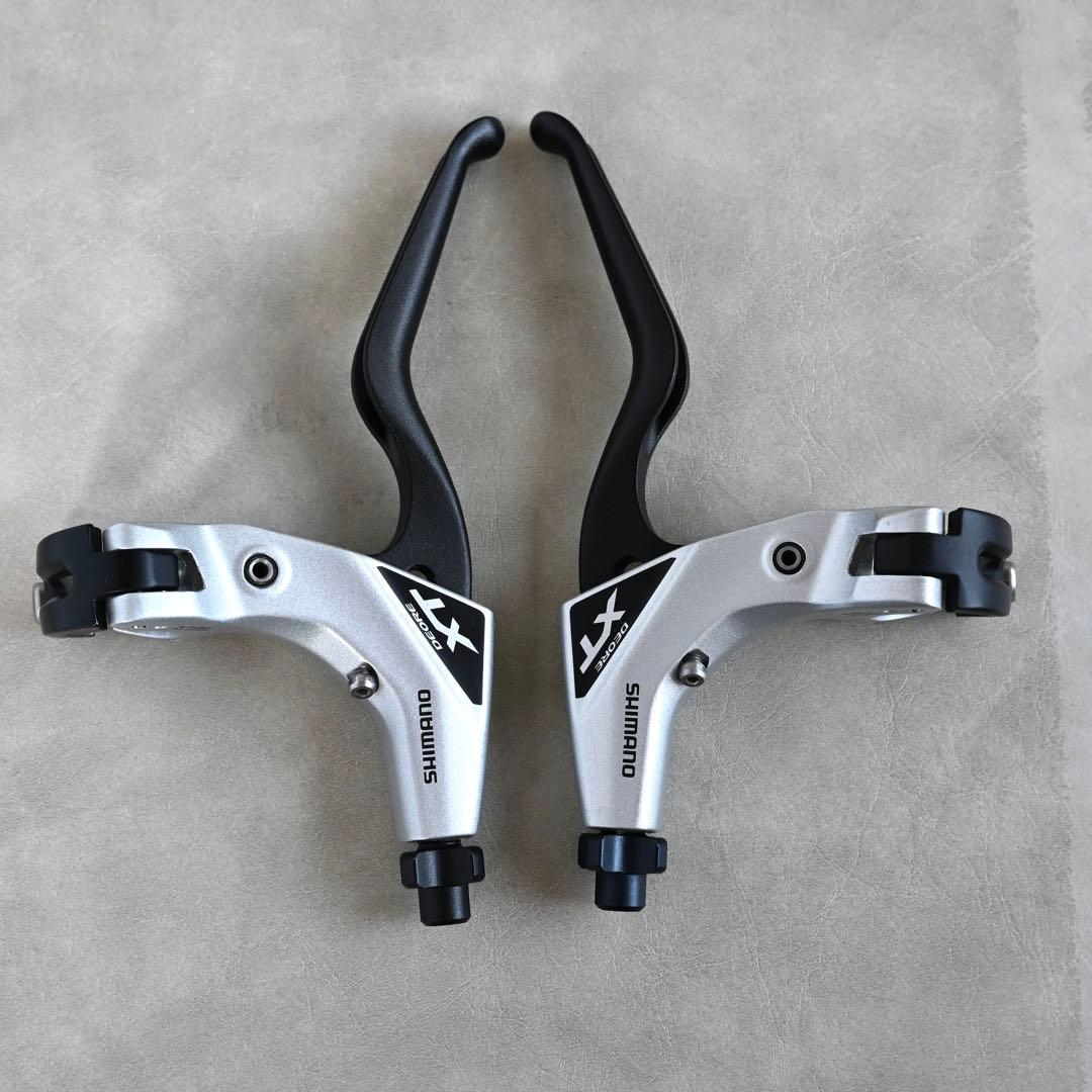 【極美品】Shimano Deore XT Vブレーキ 左右セット シルバー