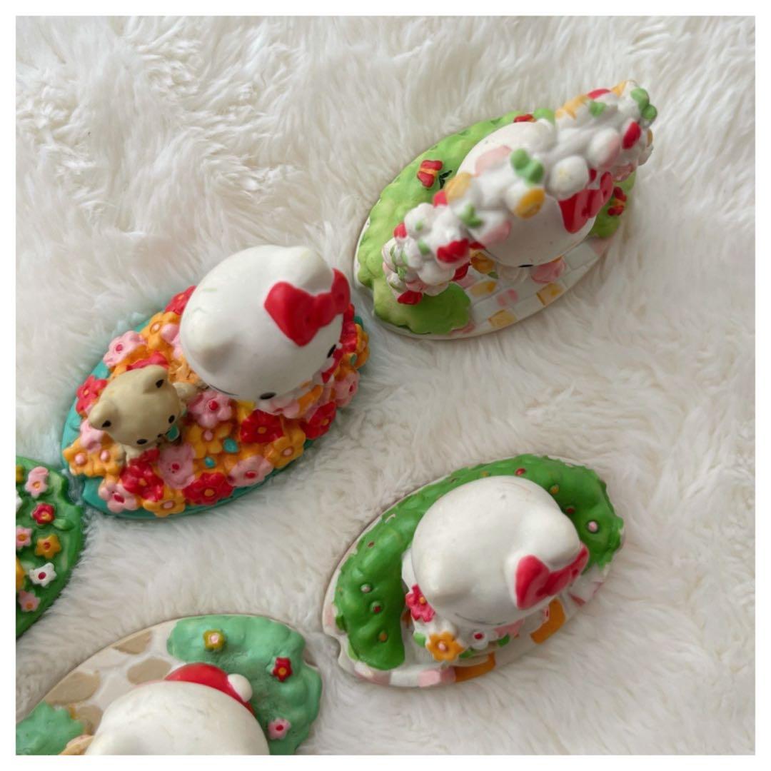 当時物 レア ハローキティ 陶器 置物 フィギュア まとめ売り 1998年製