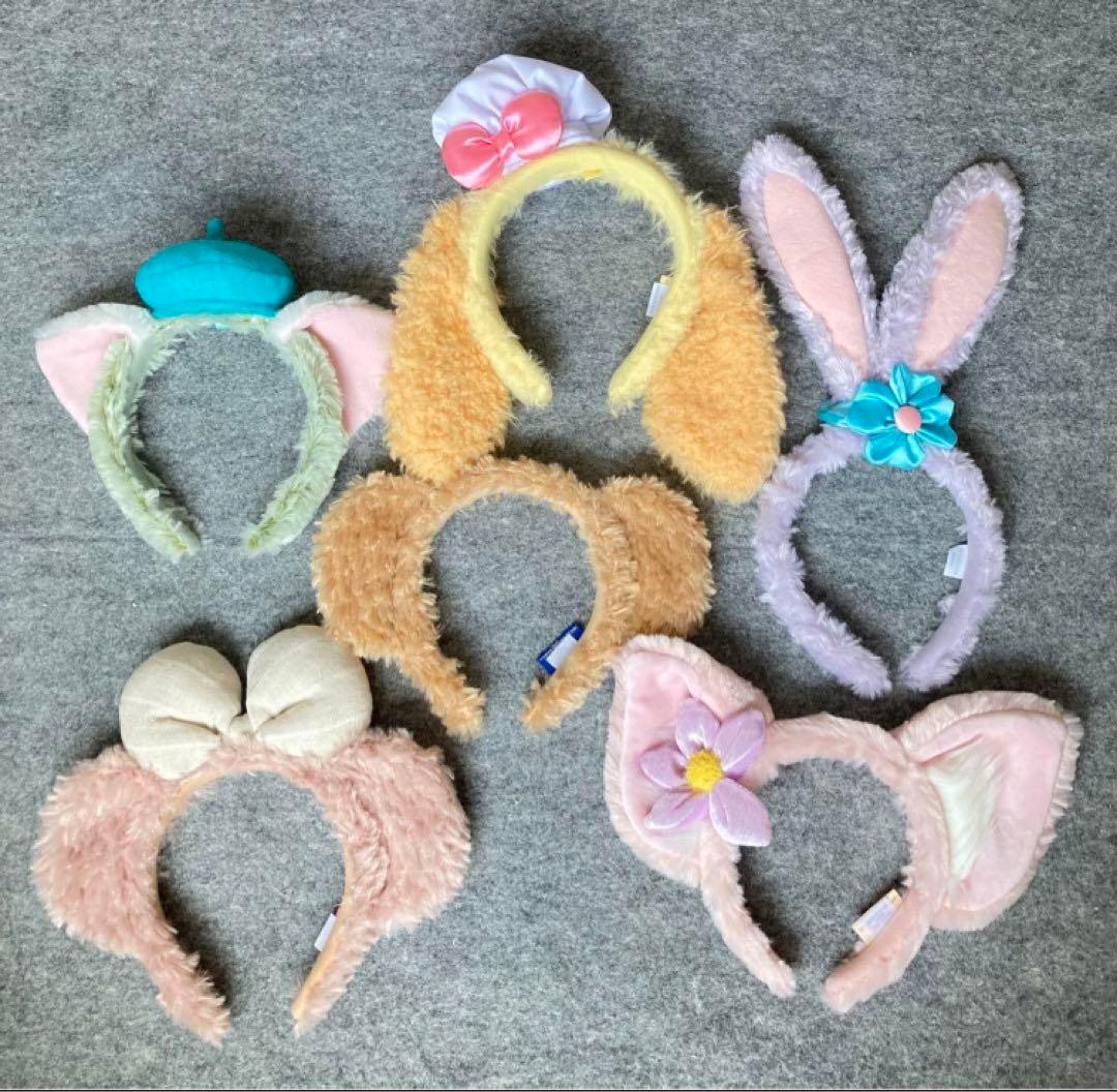 ディズニー　カチューシャ　ダッフィー　フレンズ リーナベル ジェラ　まとめ売り