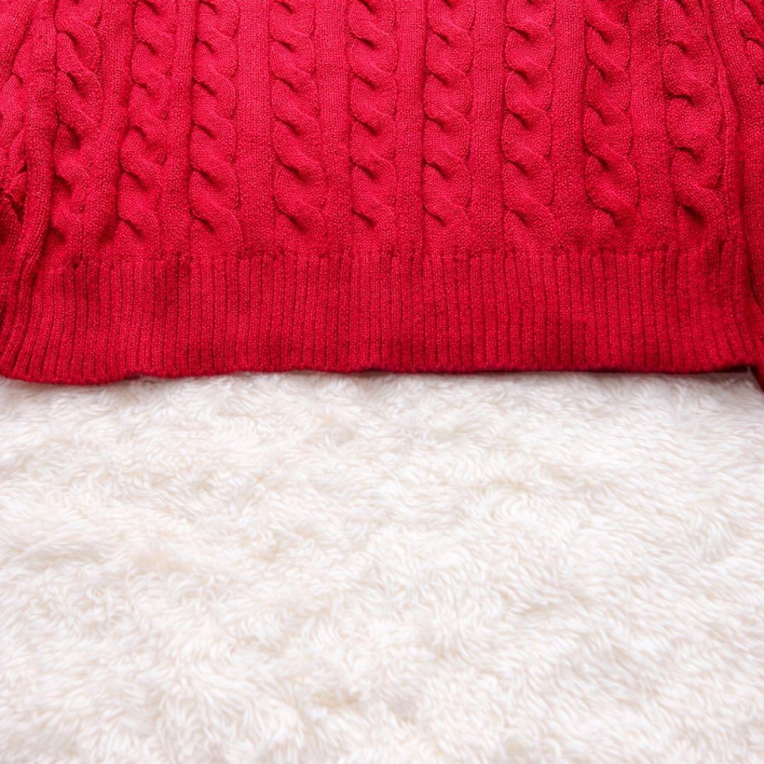 ✨POLO RALPH LAURENケーブルニット ネイビーポニー人気カラーQR