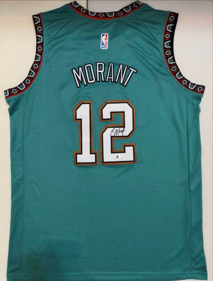 NBA ジャ・モラント直筆サイン入りユニホーム　河村勇輝