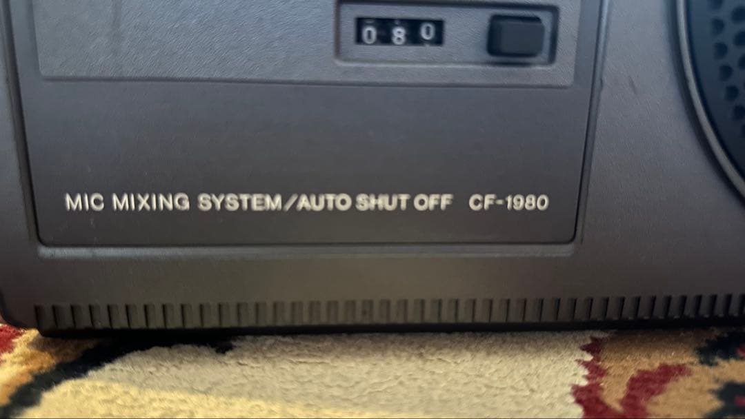 SONY CF-1980 ラジカセ カセットプレーヤー　現状品