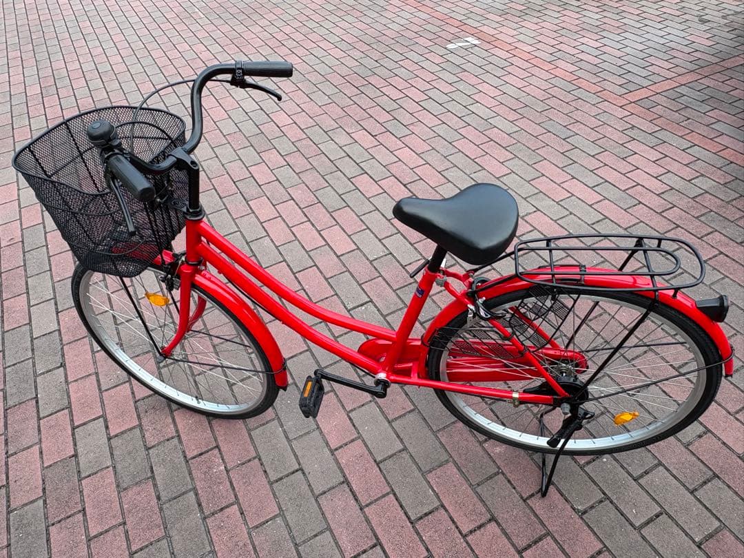 galihさんさ専用 真っ赤なシルプルママチャリ(26㌅)配達でも？可能です。