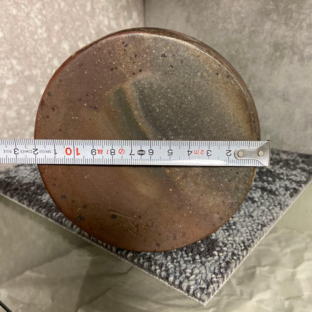 清水妙子　備前焼　水差し　ピッチャー　作家物　25センチ