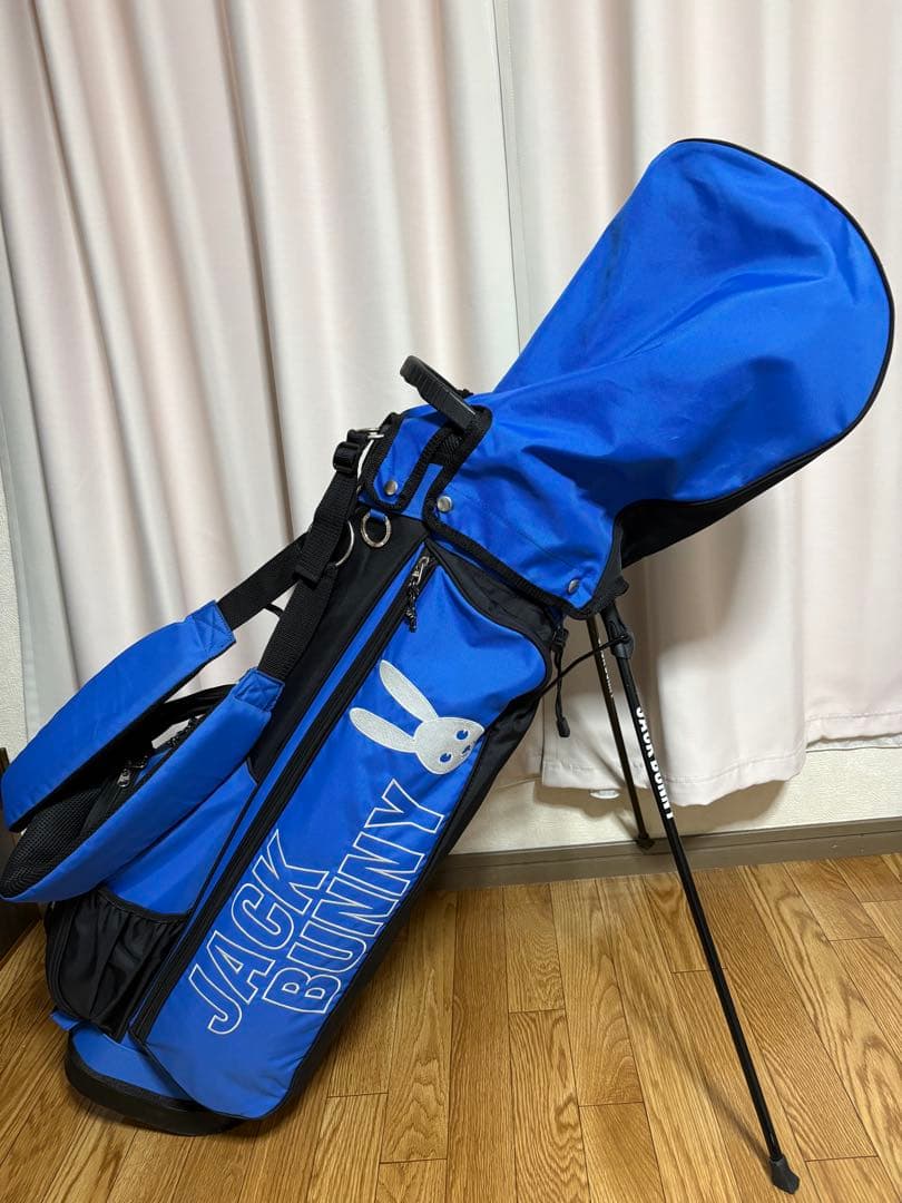 JACK BUNNY キャディバッグ 青
