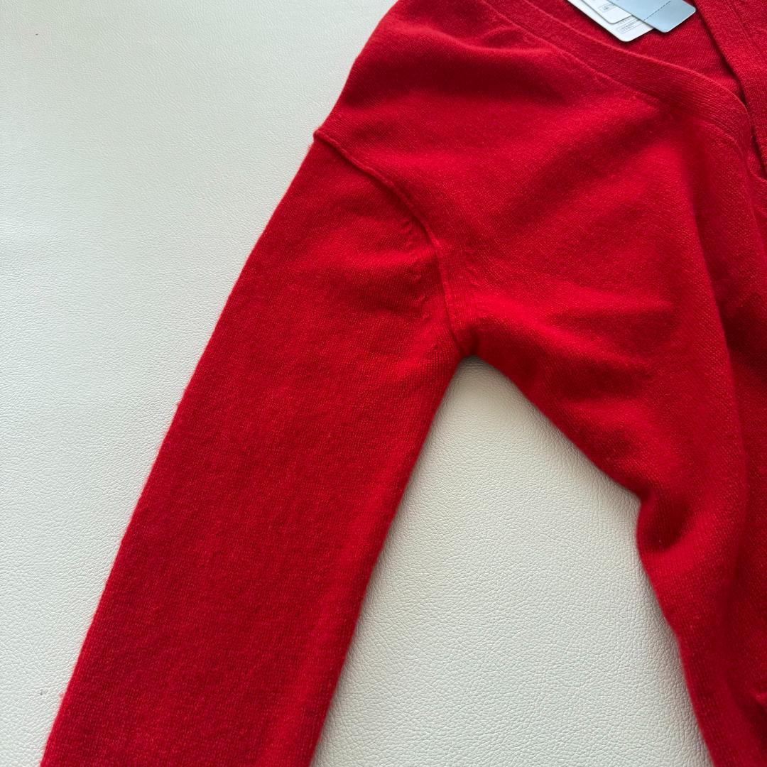 タグ付　ESTNATION ラムウール　ロングカーディガン 美シルエット