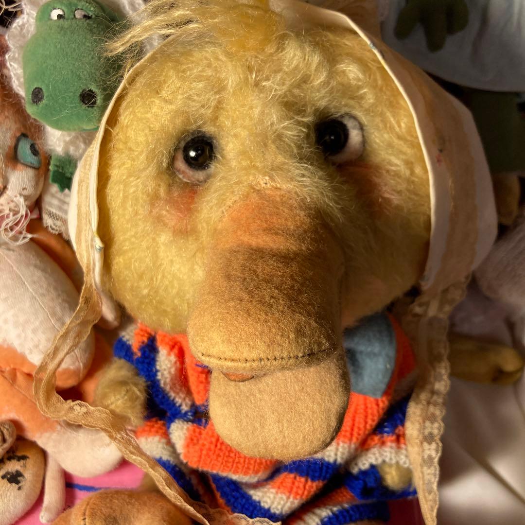 テディベア　作家ベア　アーティストベア　アヒル　ooak 海外作家ベア　ヒヨコ