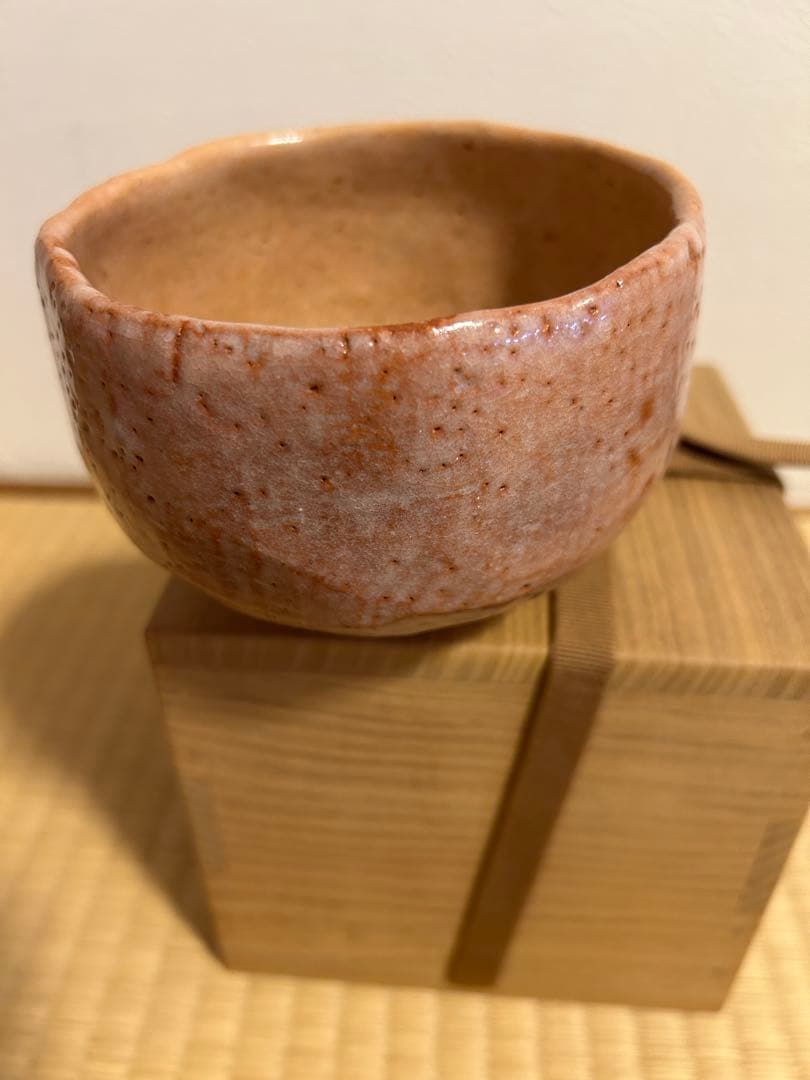 ピンク 陶器 茶碗