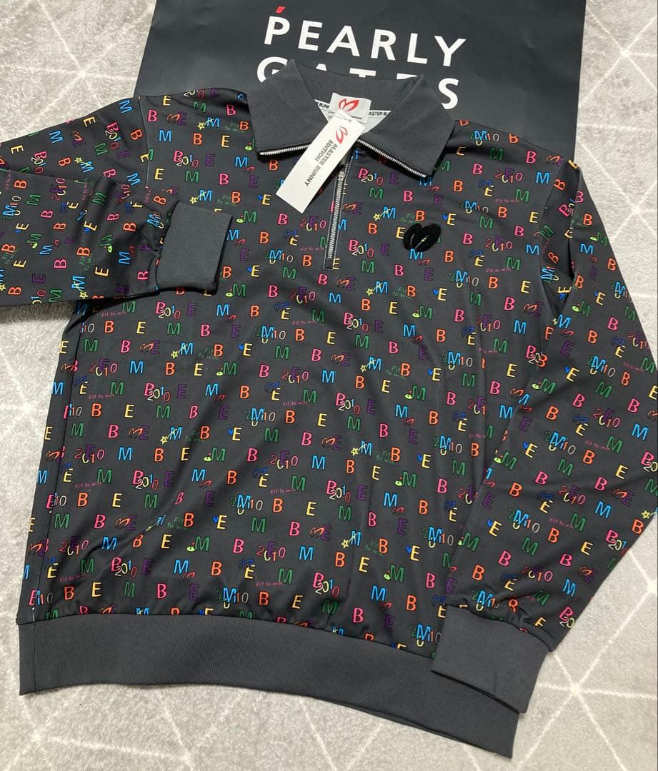 新品 マスターバニー 4WAYトリコット ジップカットソー(5)サイズL/グレー