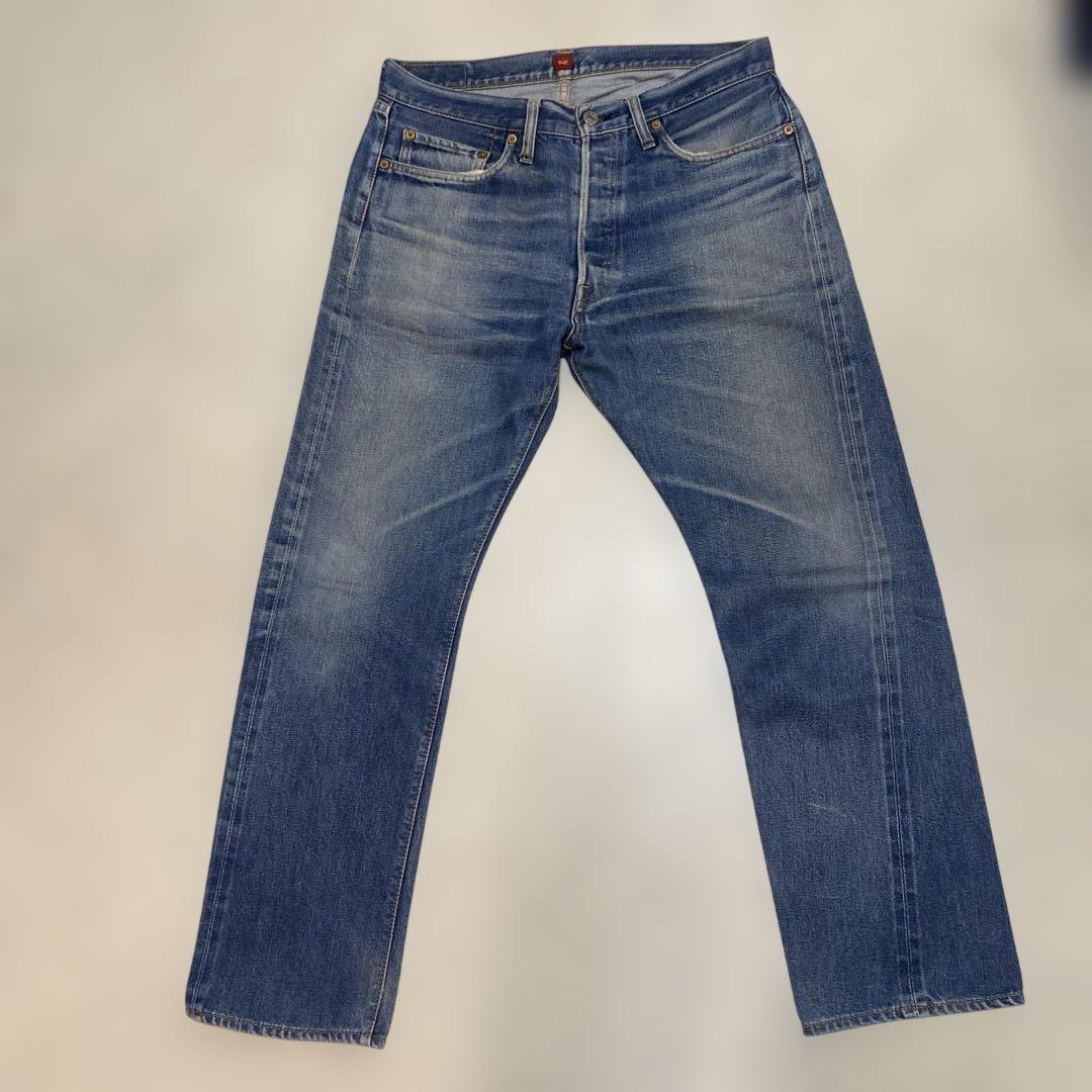 リゾルト710 W34L32 ストレートジーンズ　セルビッチ　501 66