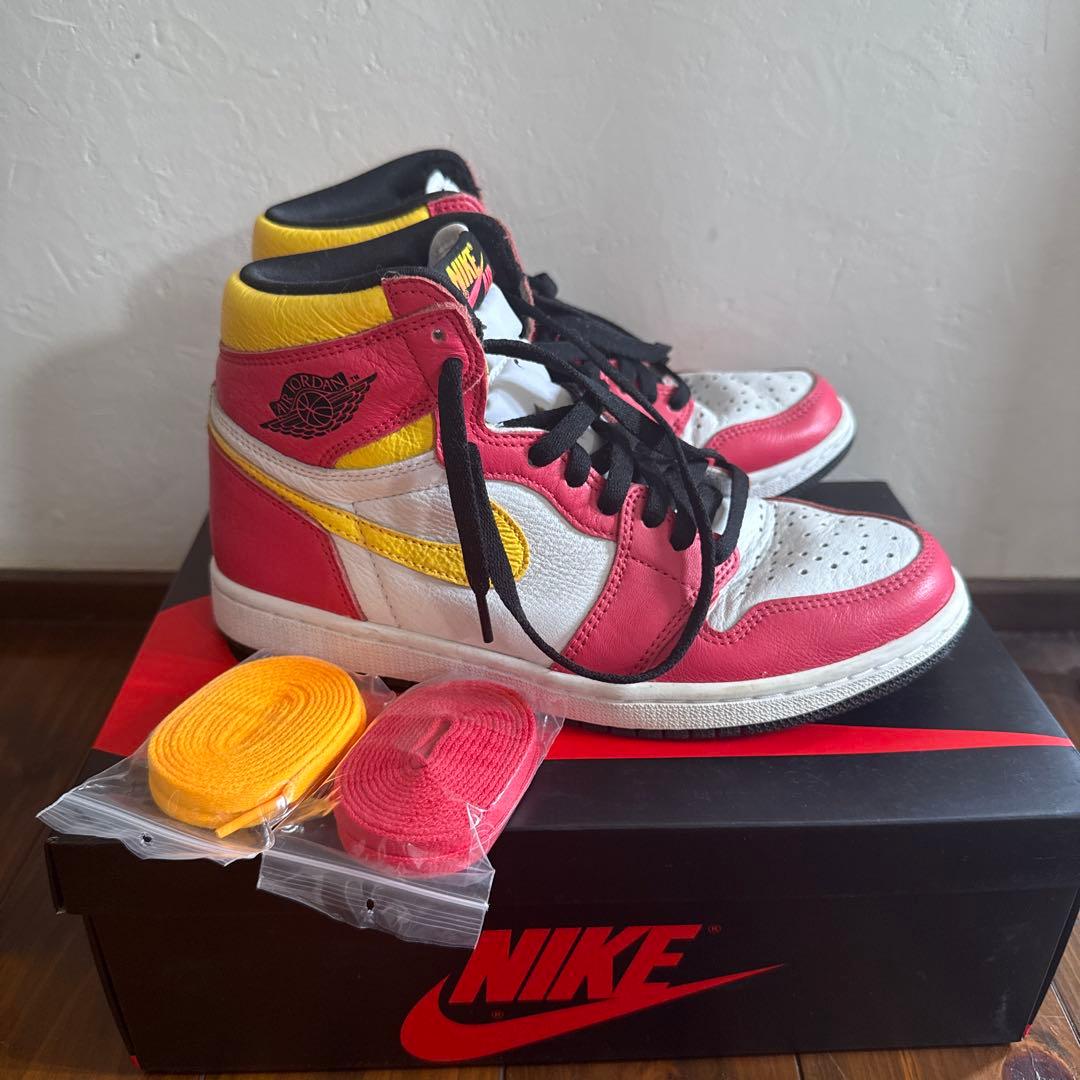 シューズ(男性用) Nike Air Jordan 1 High OGLightFusionRed