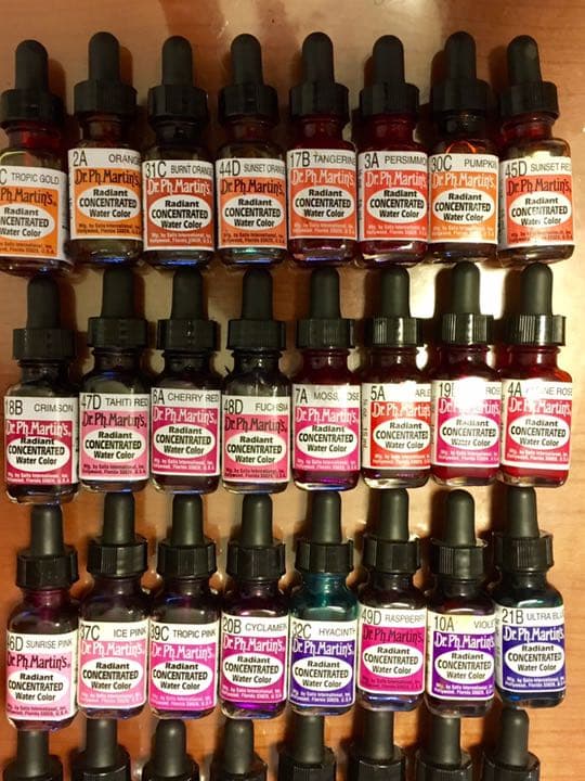 ドクターマーチン カラーインク 1/2オンス 55色セット
