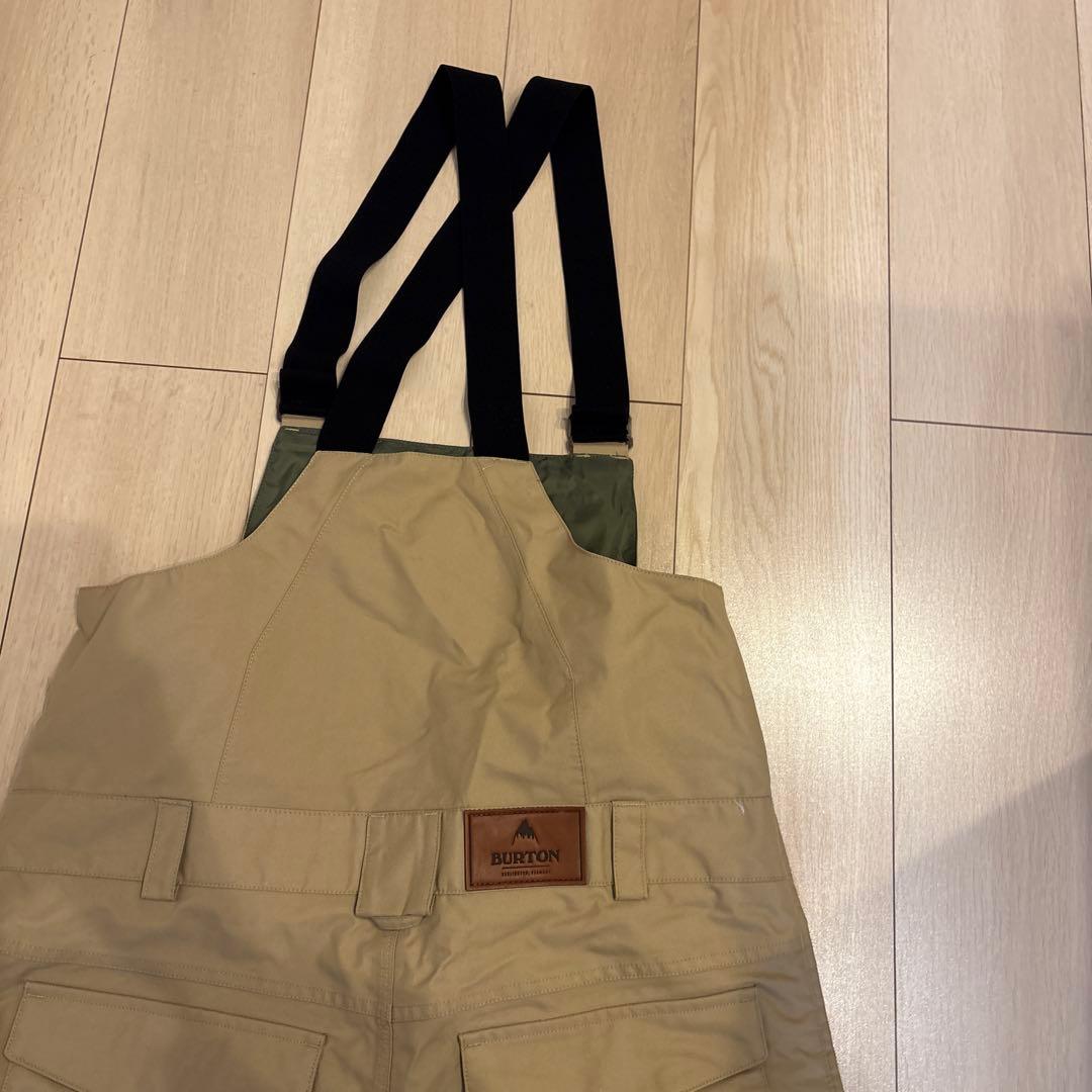 BURTON ベージュオーバーオール・ビブパンツ