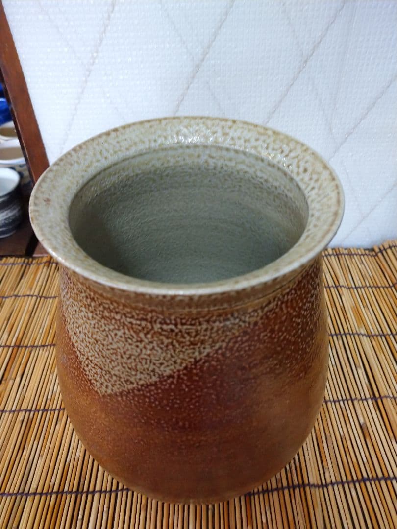 益子焼 花入れ