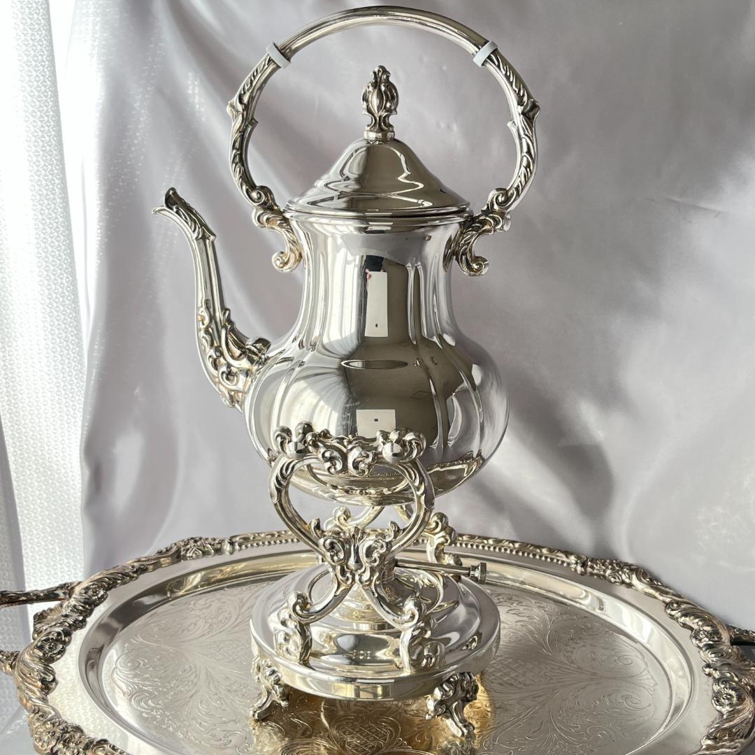 【Towle】 ビクトリアン ティーケトル スタンド / バナー