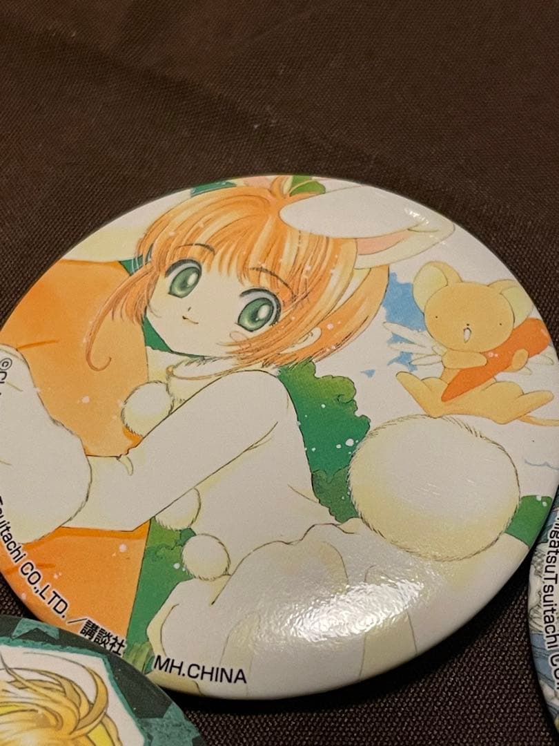 カードキャプターさくら フォーチュンバッジ 木之本桜　大道寺知世 缶バッジ