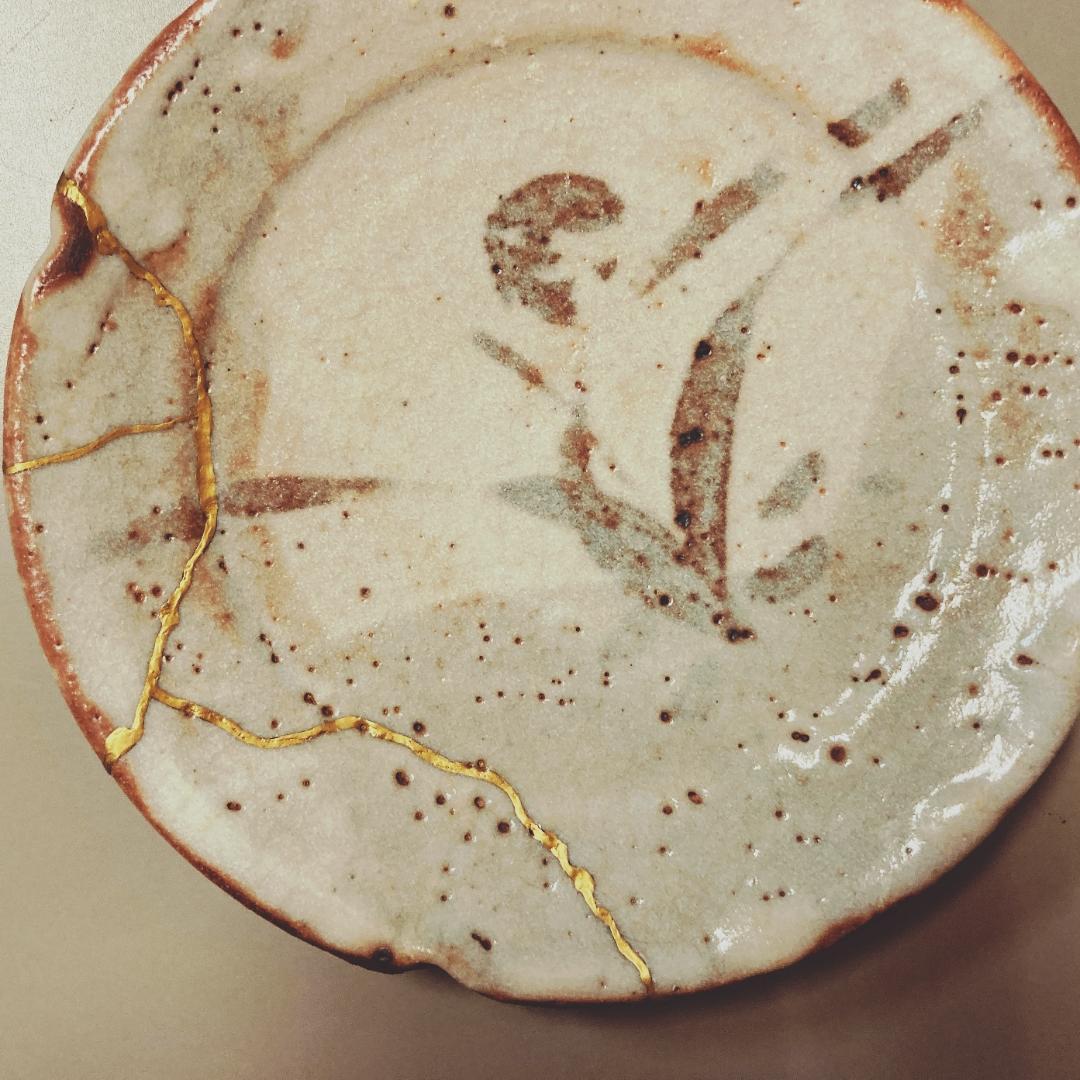 【値下げ】【真正保証】 奥磯太覚 志野 皿 10客