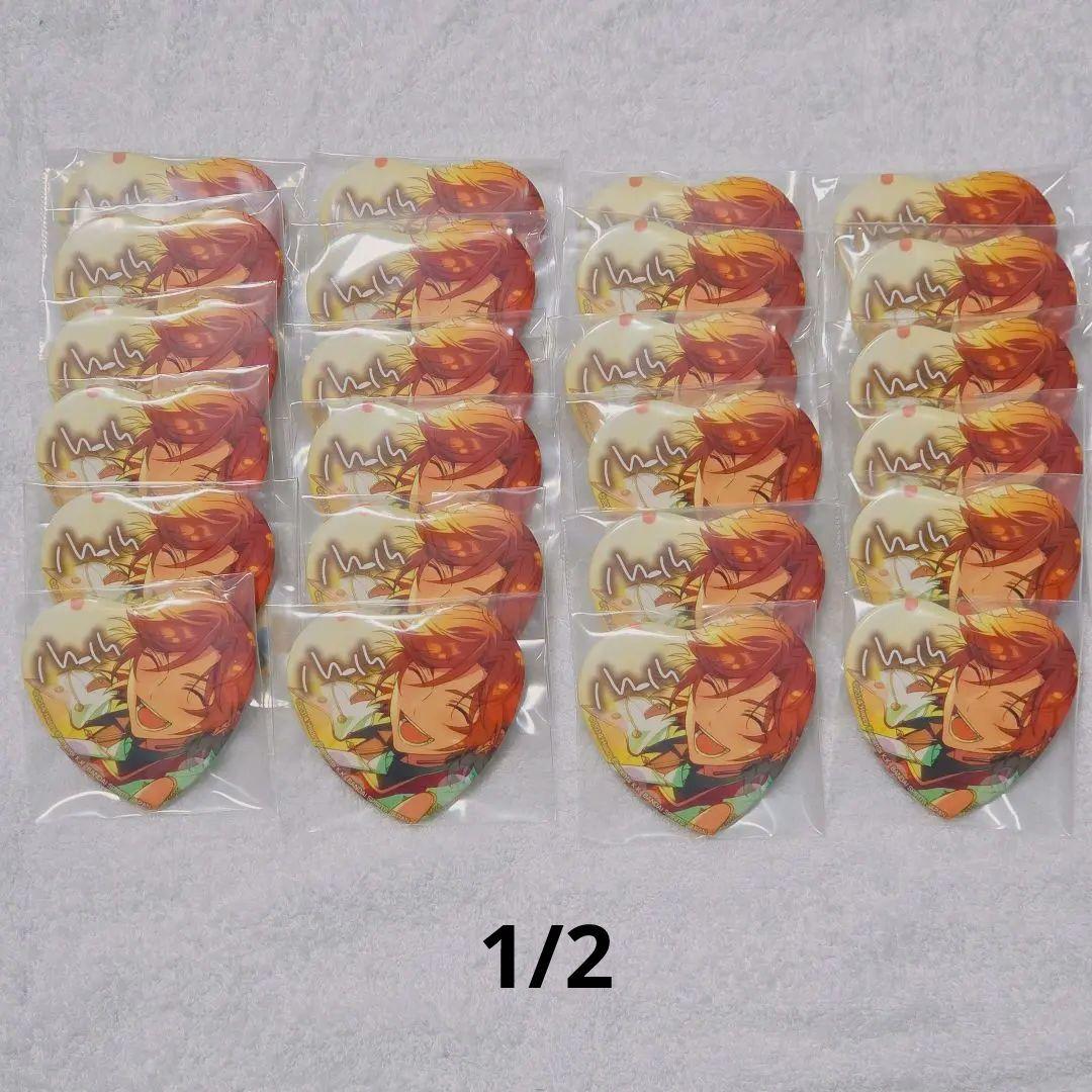 あんスタ とるパカ ハート型缶バッジ 中国缶 三毛縞斑