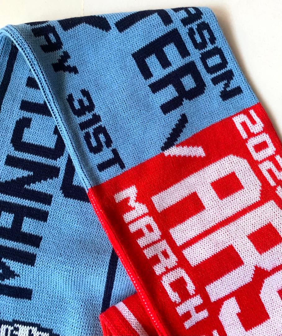 マンチェスターシティ vs アーセナル マンC arsenal スカーフ 英国