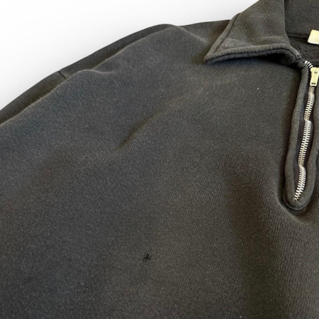 60s〜 TOWNCRAFT タウンクラフト ハーフジップ スウェット ブラック