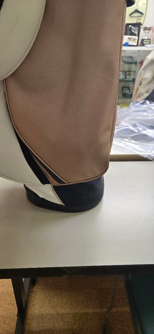 Vessel ゴルフバッグ ベージュ/ホワイト