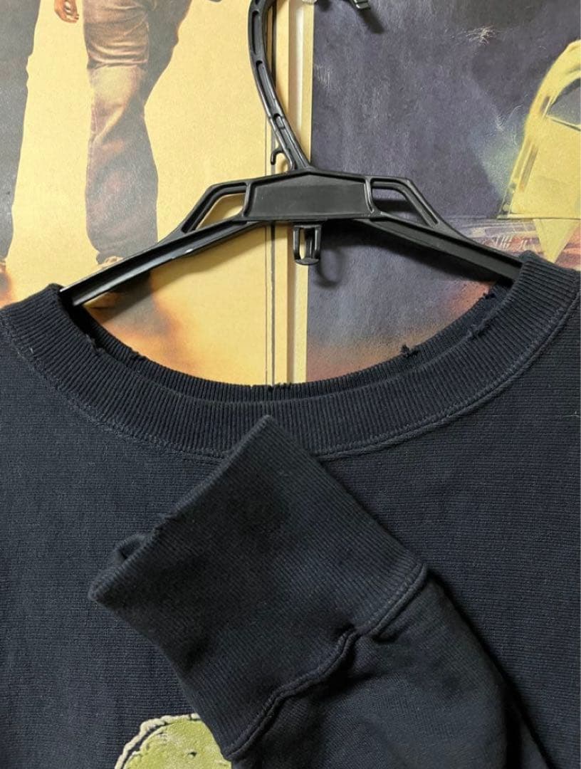 即完品　BOWWOW Yoda sweat サイズXL フロッキープリント