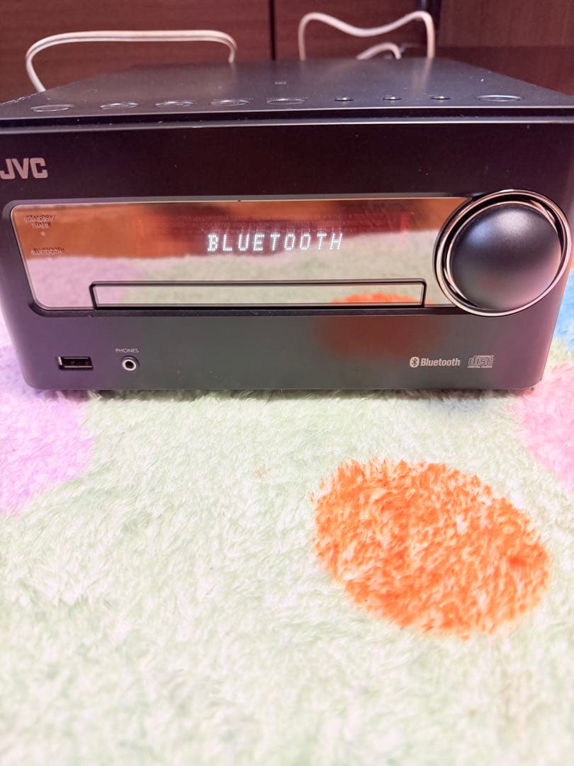 JVC ミニコンポ ウッドコーンスピーカー付き CA-EXS5 新古品