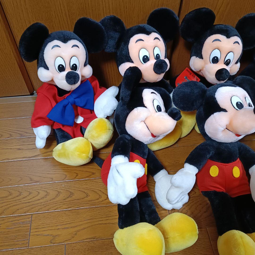 ミッキーマウス ぬいぐるみ まとめ売り レトロ