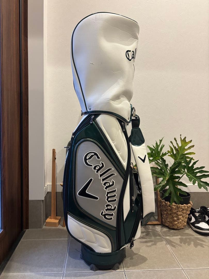【掲載終了まで残りわずか】Callaway キャディバッグ ホワイト・グリーン