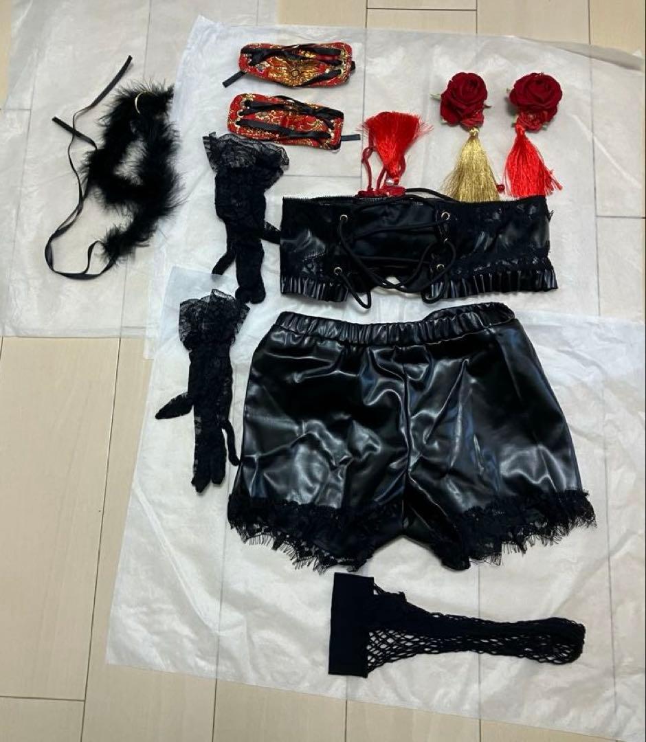 牡*丹様 レディローズディープスリットチャイナ　シスルコラボ マリームーン 10