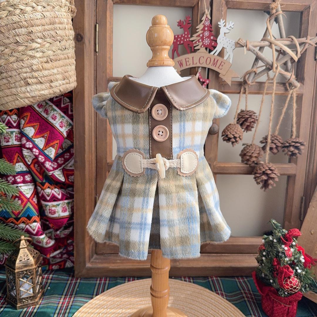 つきこ　XXL　サイズ　犬服　猫服　ハンドメイド　ワンピース　わんちゃん