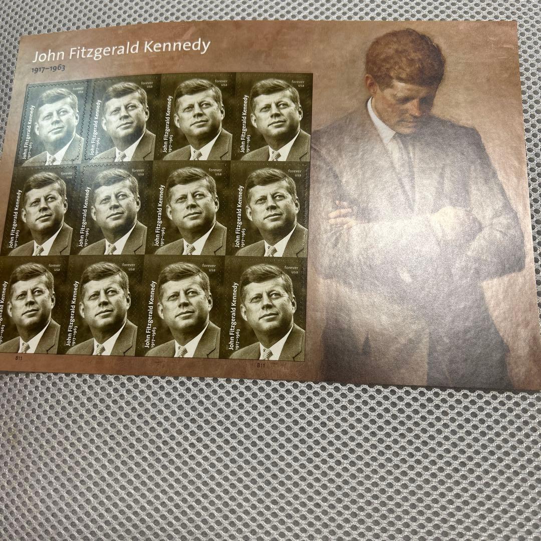 外国切手　アメリカ大統領　ジョンＦケネディ　2016年発行　価格未定