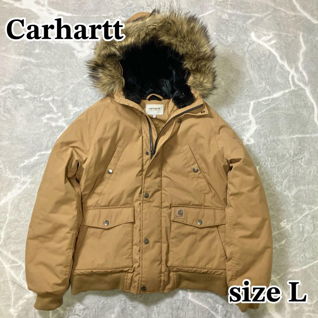 Carhartt モッズコート トラッパージャケット 2way キャメル L
