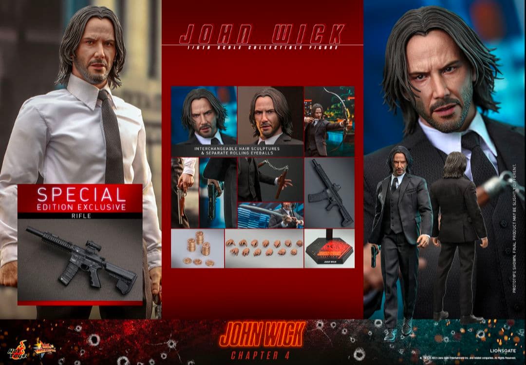 N*O様 ホットトイズ ジョン・ウィック：コンセクエンス1/6 ボーナスパーツ付