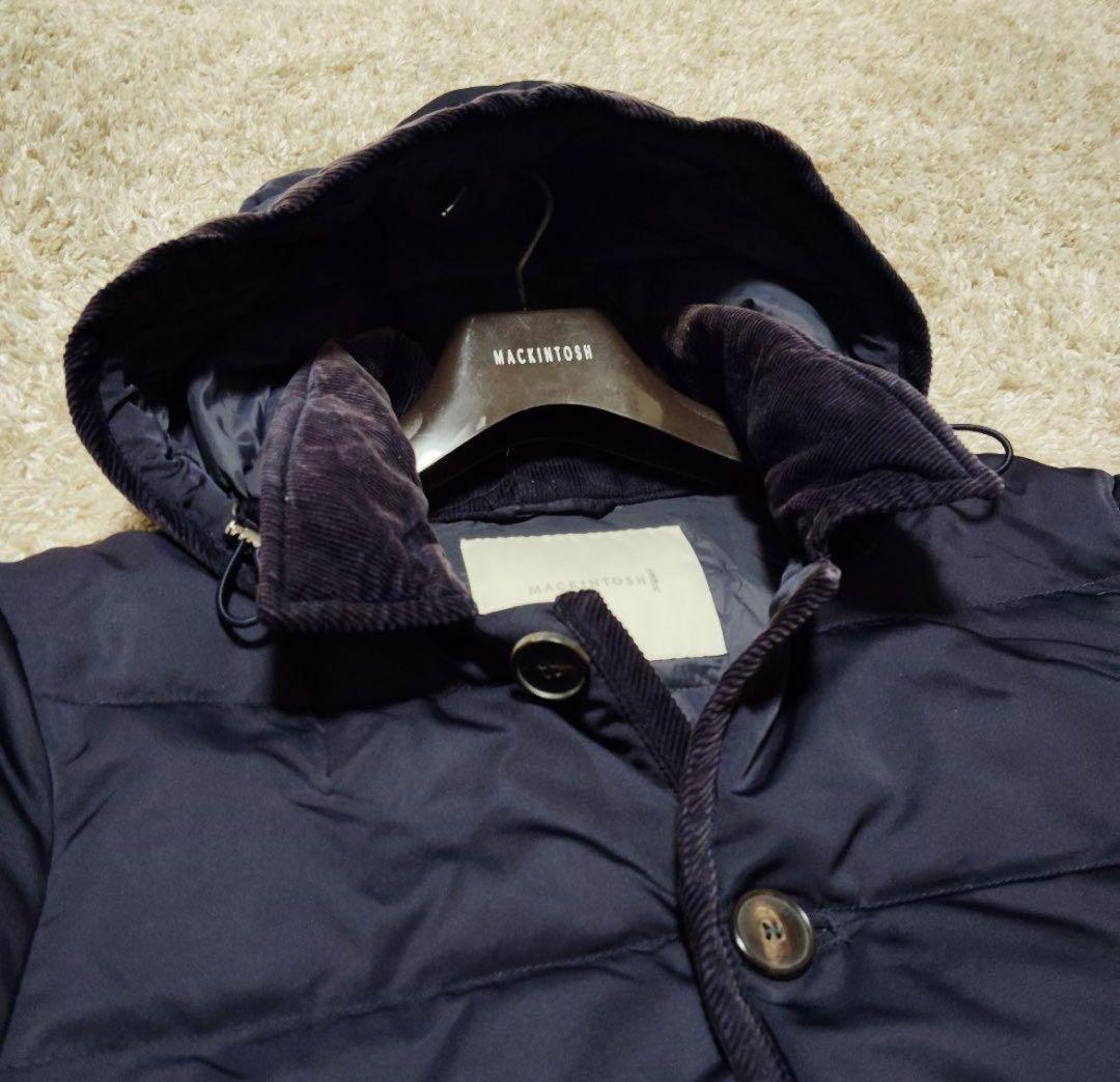 き*た様 マッキントッシュ オッカーバン ダウン ネイビー 現行 38 Mサイズ