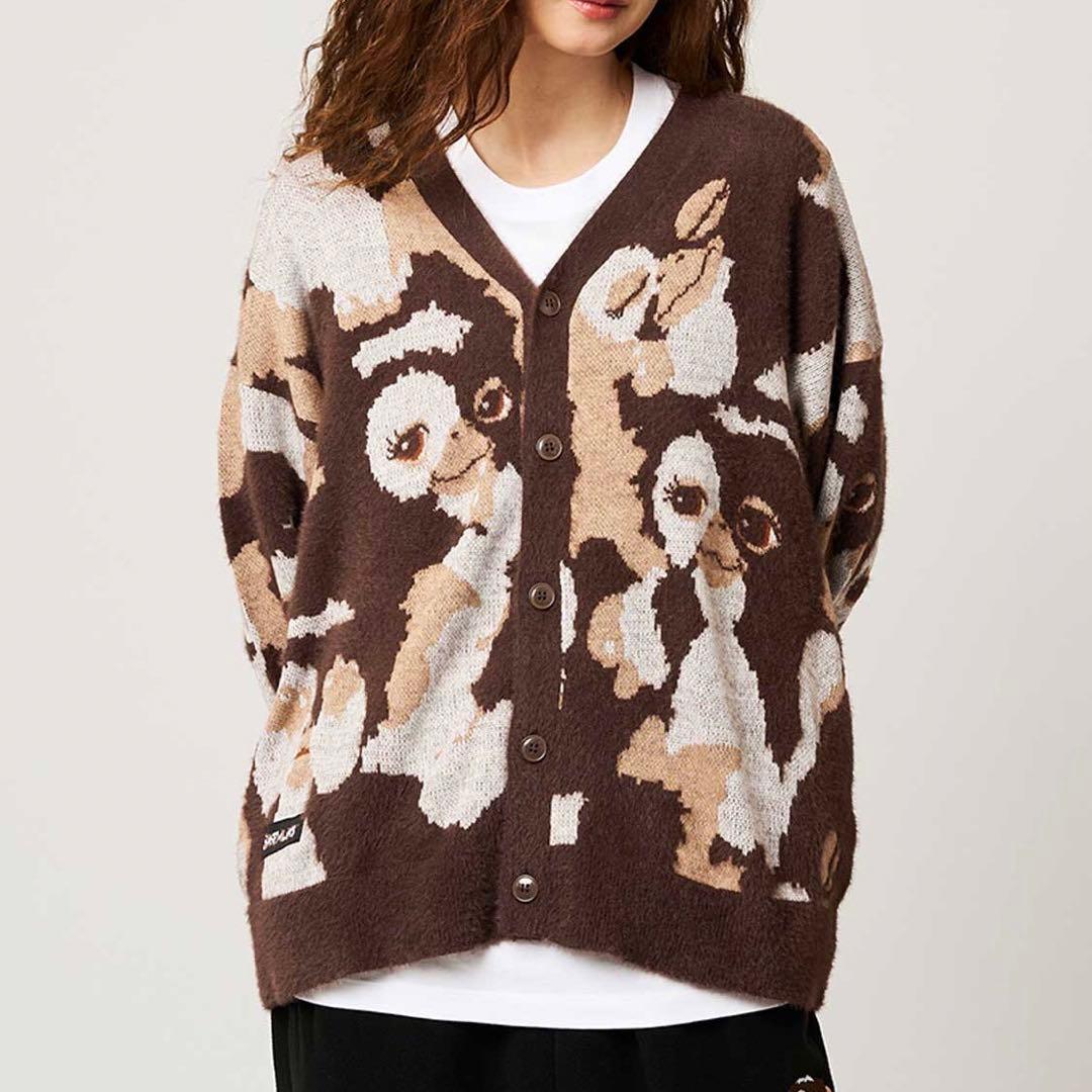 M ハニカミパターン Ｖネックカーディガン グラニフ グレムリン