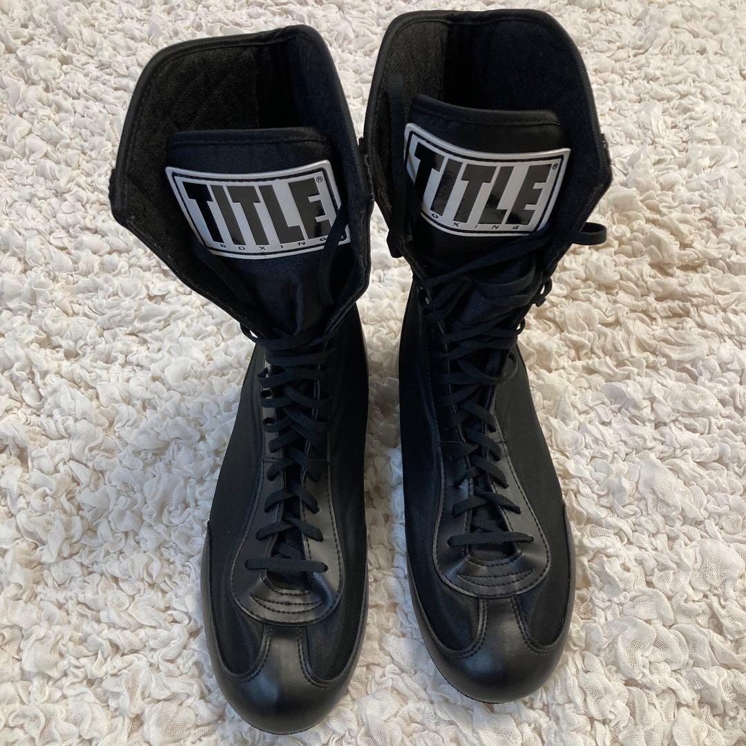 TITLEタイトル　ボクシング　ハイカットシューズ　USサイズ10 27.5
