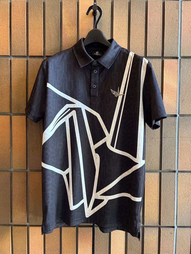 ウノピゥ 1PIU1UGUARE3 黒 ポロ Mサイズ 新品未使用タグ付き