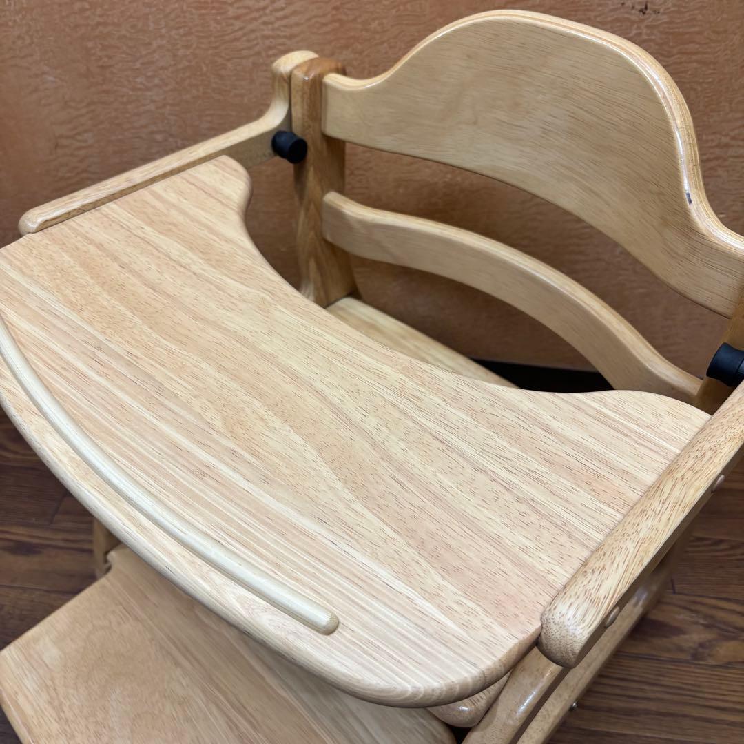 ☆美品☆【大和屋】すくすくローチェアII ナチュラル