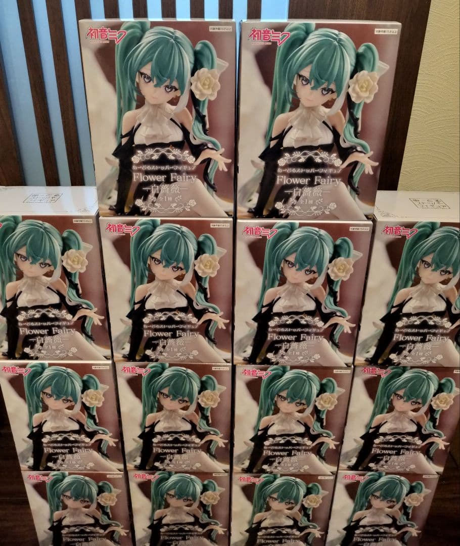 初音ミクぬーどるストッパーFlower Fairy白薔薇フィギュア 15体セット