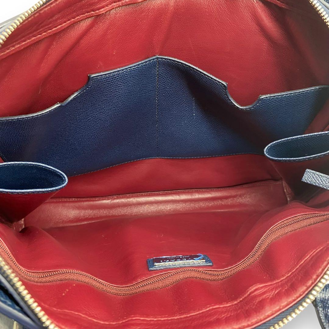 極美品■ブルガリ ブルガリマン 2way　ビジネスバッグ　ショルダーストラップ付