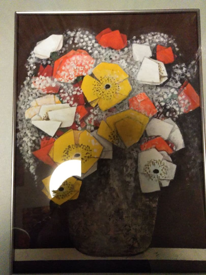 日本画⑷　花　創作画